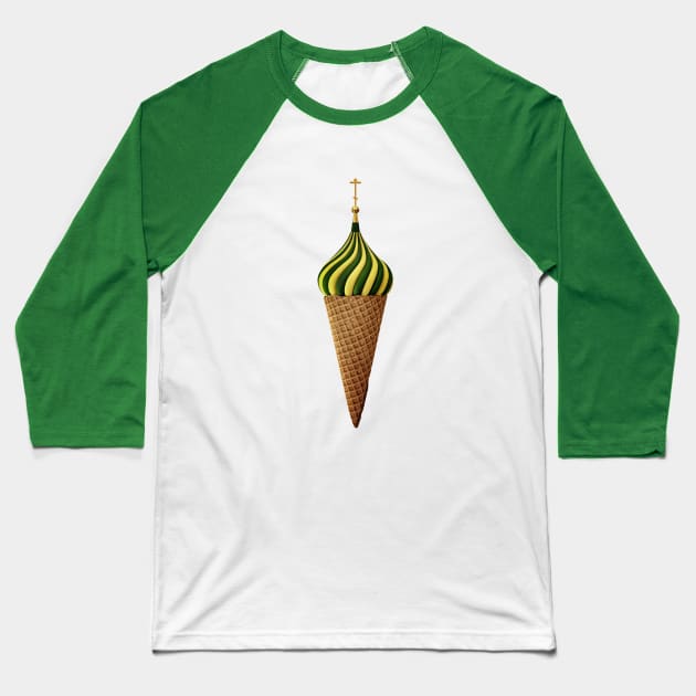 Basil Flavoured Baseball T-Shirt by NicholasEly